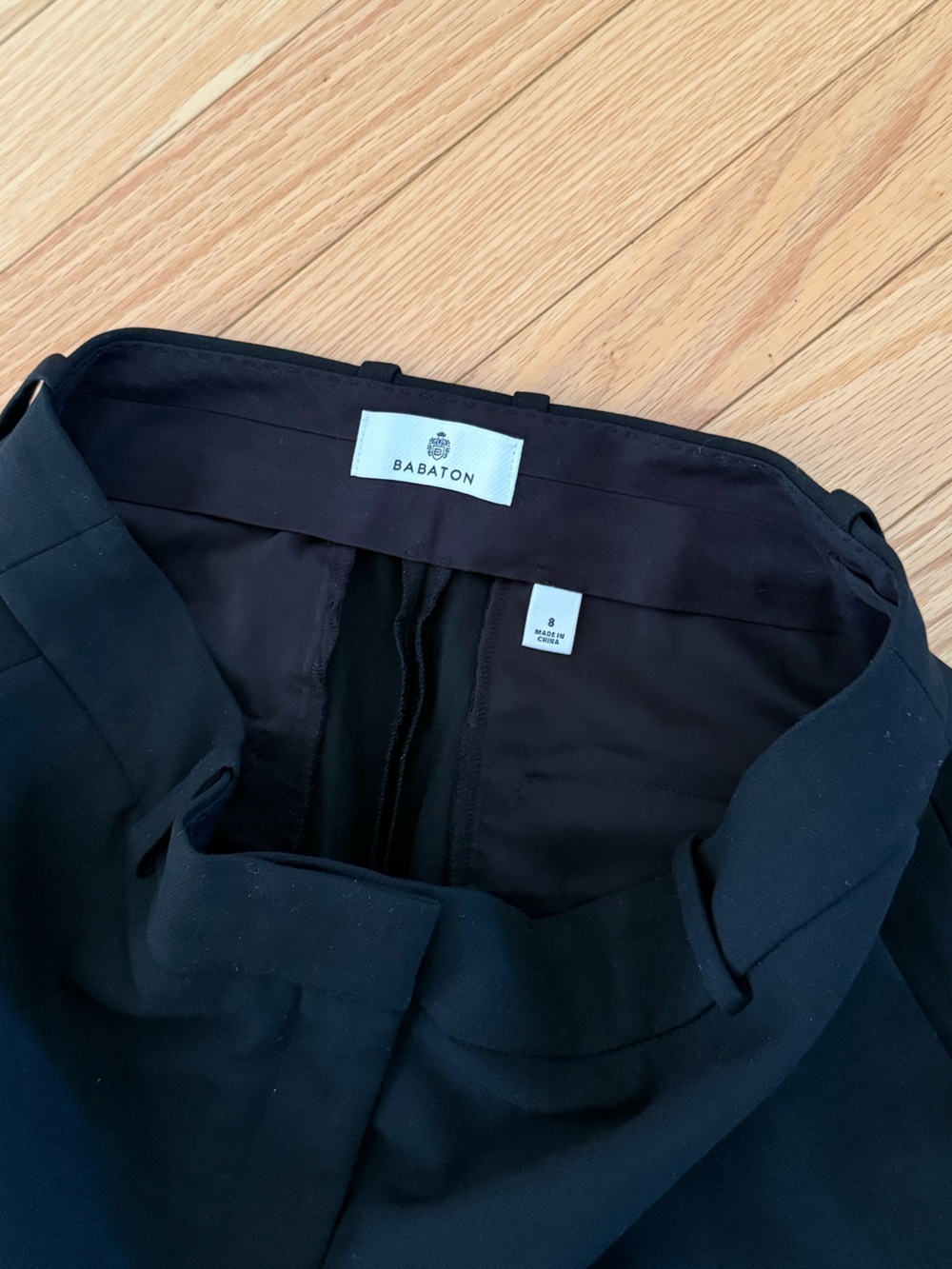 Babaton Agency Pant Black High-Waist Trousers